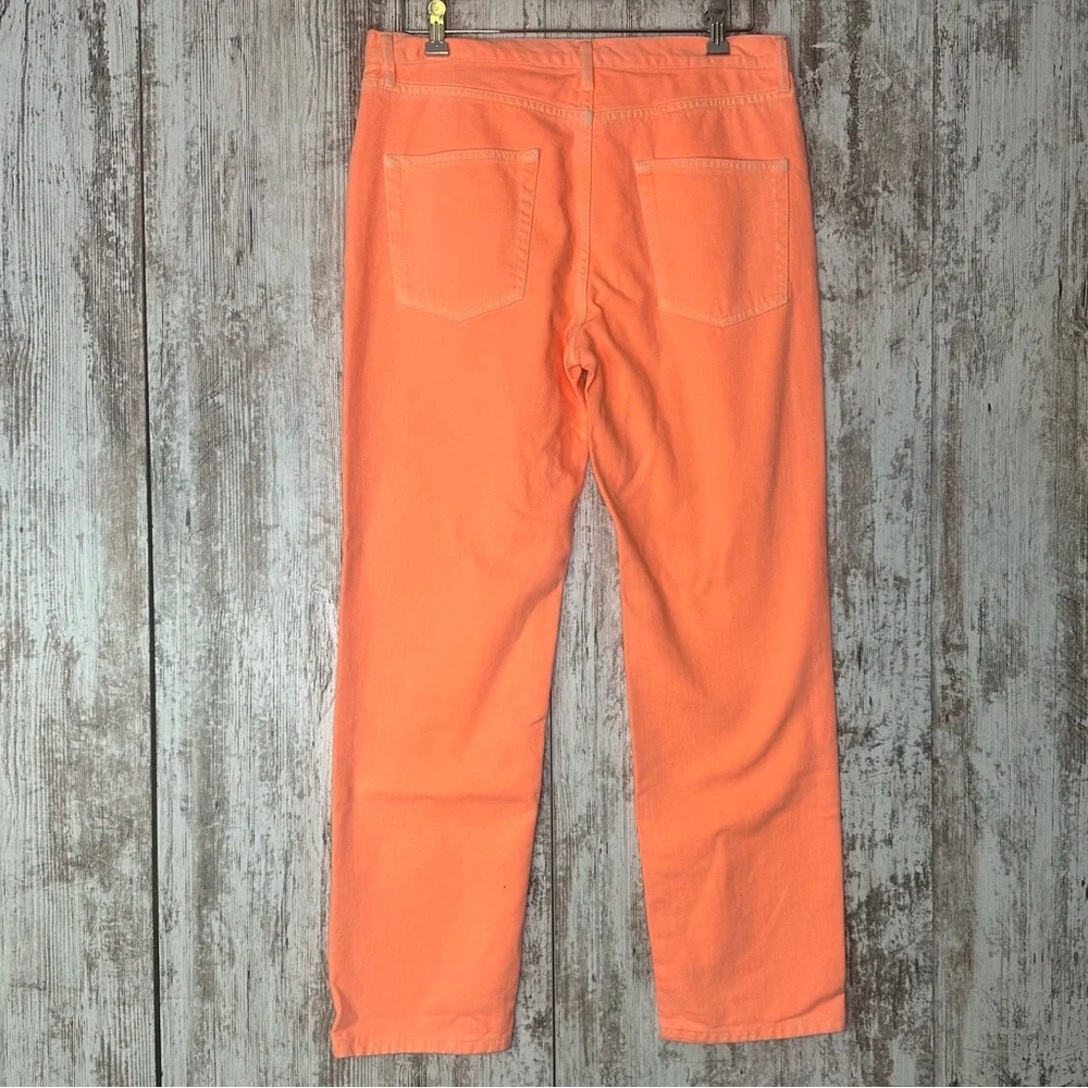 PALM ANGELS Orange Faded Jeans size 31